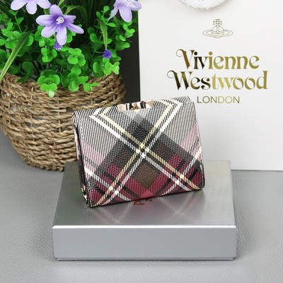 小物 Vivienne Westwood Tartan Check Wallet Vivienne Westwood Tartan Check Patterned Long Wallet Round Zipper