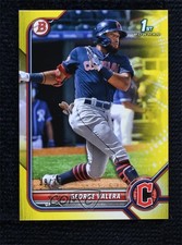 2022 Bowman Prospects Yellow Border 39/75 George Valera #BP-22 13c1