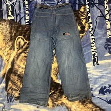 Men  s vintage 2000s blue denim Baggy raver Kikwear Jeans Size 36