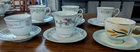 LOT OF 6 VINTAGE TEA CUPS/SAUCERS - All are MATCHED - Economy Selection