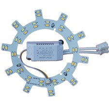 OLYMSTAR 12W LED Ceiling Fan Light Kit Replacement Panel for 12W-Gear, White