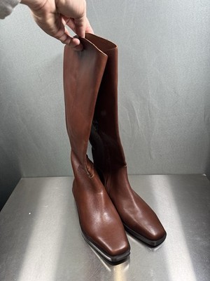 Sam Edelman Cesar Leather Riding Boots Knee High Athletic Fit 6