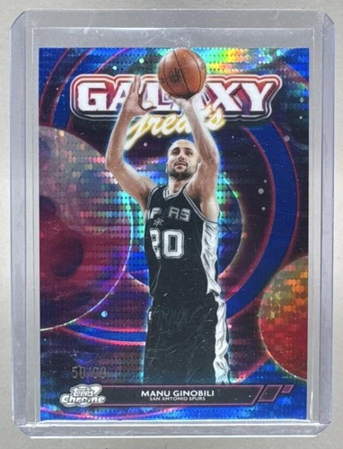 2025 Topps Cosmic Chrome Manu Ginobili Blue Moon Refractor (RAW)