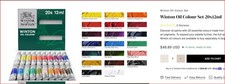 Winton Newton Oil Colour Set 20 tubes x 12ml each tube
