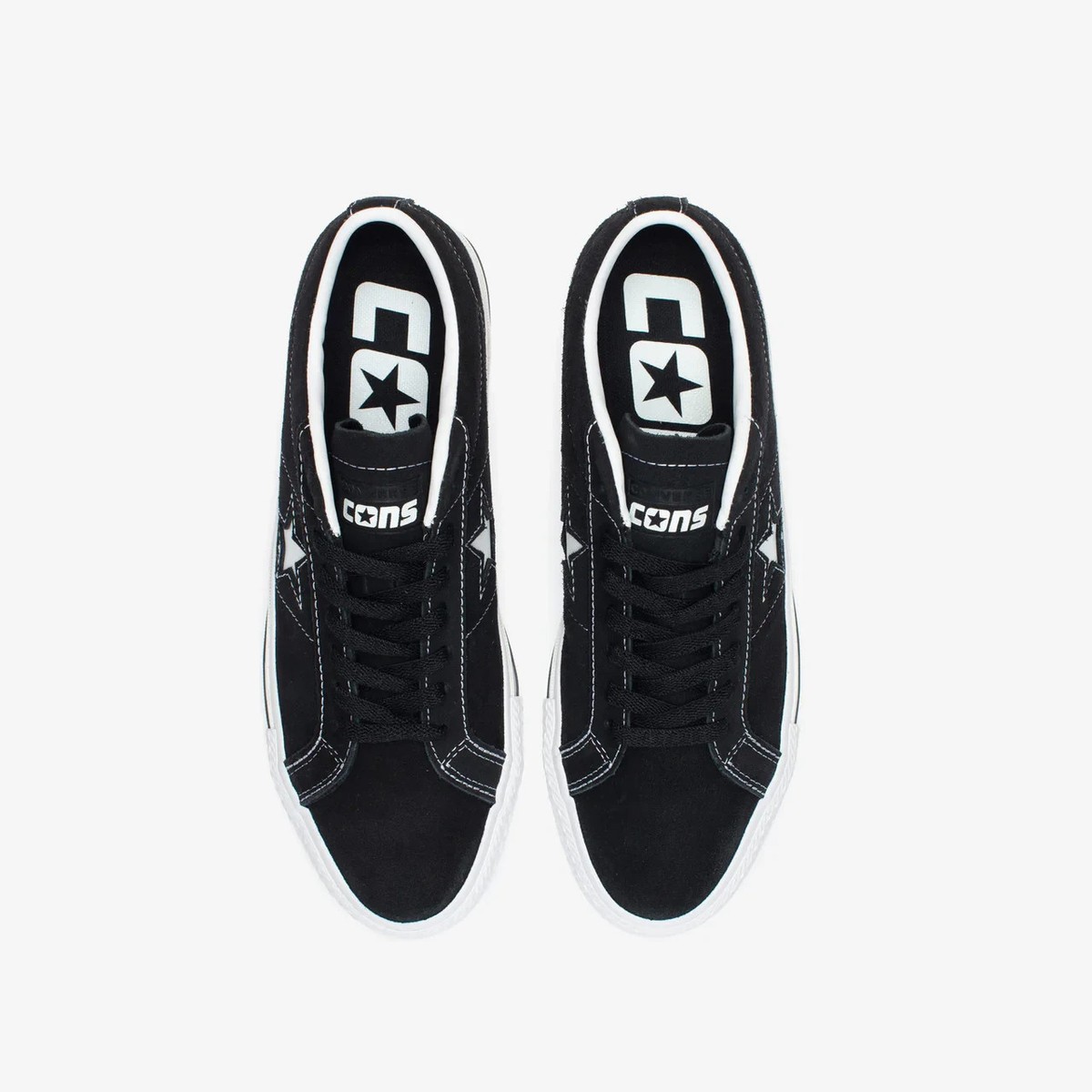Converse Cons One Star Pro Suede - Black/White [171327C] Mens