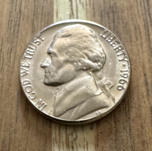 1966 UNCIRCULATED JEFFERSON NICKEL ** FREE SHIPPING **