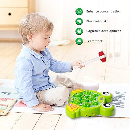  Interactive Whack A Frog Game, Learning, Active, Early Developmental Toy, Fun 