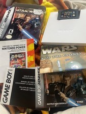 Star Wars Episode II Attack of The Clones Nintendo Game Boy Advance COMPLETE Box