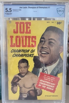 JOE LOUIS COMICS #1  1951  CBCS 5.0 
