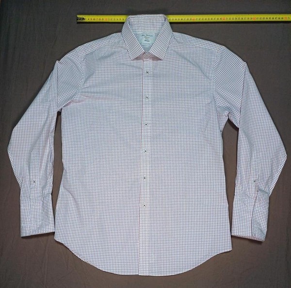 Men Tm Lewin Shirt White Cotton 40 /L / 48
