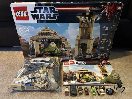 Lego Star Wars 9516 Jabba’s Palace CIB Leia Boushh Oola Carbonite No Salacious