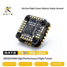RATE F4V4 40A Mini Stack 3-6S, FPV Flight Con...