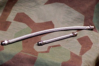 Braided Stainless Rocker Box Oil Line  Kit for 66 - 84 Shovelhead