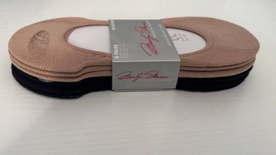 Marilyn Monroe Women s No-Show Footliner Socks 6-Pack Lurex Microfiber 9-11