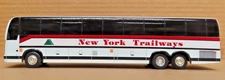 Prevost/Royal Coach - New York Trailways Passenger Bus - 1:64 Scale (no box)