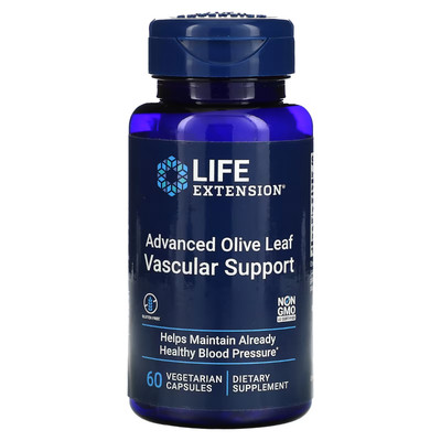 Life Extension, Advanced Olive Leaf Vascular Support, 60 vegetarische Kapseln