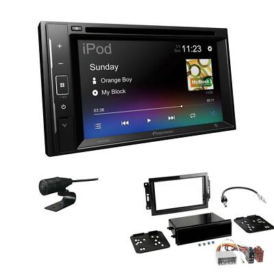 Pioneer 2-DIN Autoradio Bluetooth CD/DVD USB für Dodge Caliber 2006-2010 schwarz