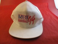 R.B.I. Baseball '94 Sega Genesis Game Gear Promotional Hat White Baseball Cap