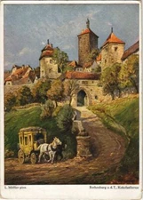 CPA AK Rothenburg- Hotel Markusturm GERMANY (1076030)