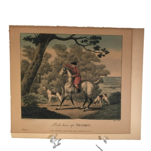 Charles Loraine Smith by Jukes Plate #2 "Push Him Up Tomboy" Hand Colored - 第 1/5 張圖片