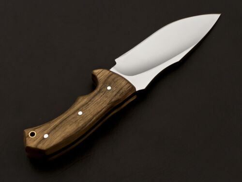 RaB Custom Handmade Full Tang D2 Tool Steel Skinning ,EDC Knife W/Leather Sheath - Picture 4 of 6