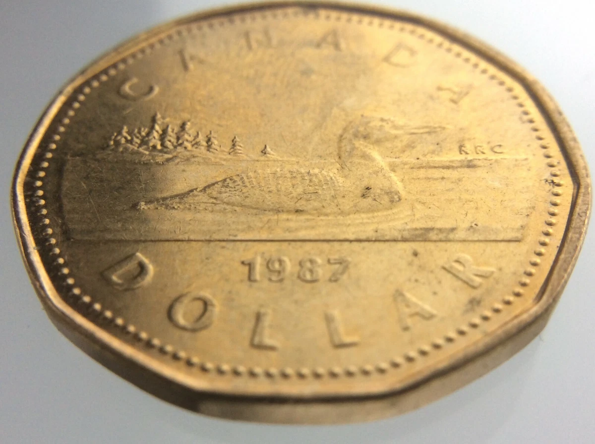 1987 Canada One 1 Dollar Loonie KM# 157 Uncirculated Coin W080 | eBay