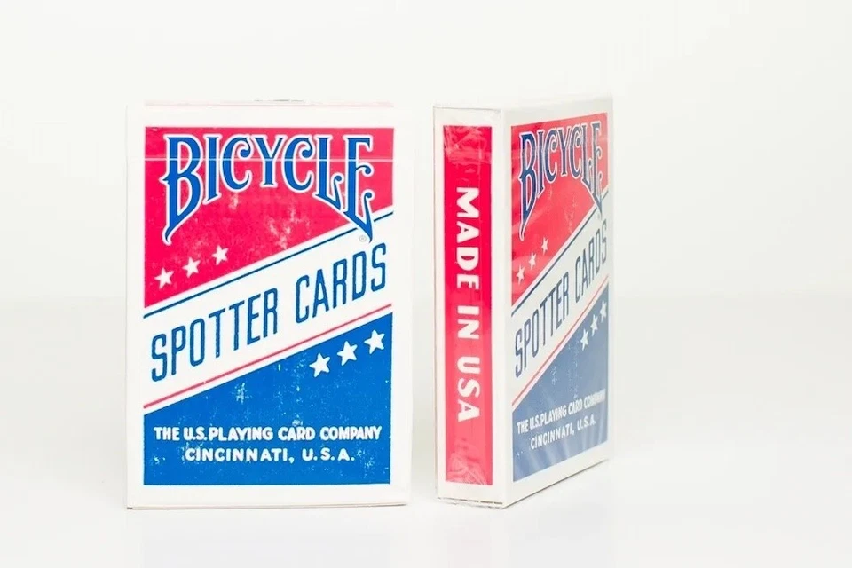 Tarjetas de juego Repro WWII Spotter marca bicicleta 2 barajas 1 rojo, 1 azul MIS-0103-RB Foto 3 de 4