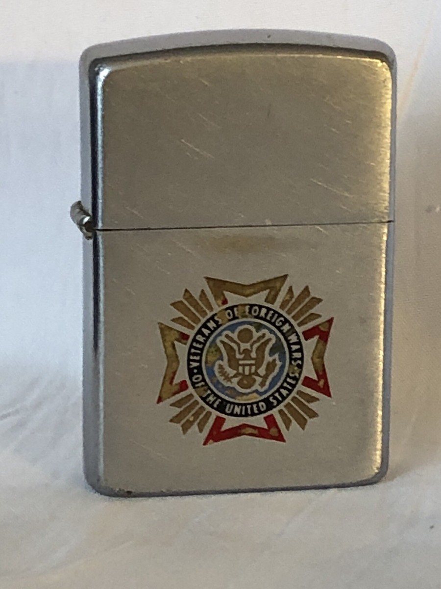 Vintage 1990 United States Of America Veterans Of Foreign Wars Zippo  Lighter VFW