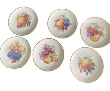 6 Vtg Porzellanfabrikaryburg Beyern Germany Fruit Plates Gold Trim Dessert 7.5 6 Vtg Porzellanfabrikaryburg Beyern Germany Fruit Plates Gold Trim Dessert 7.5