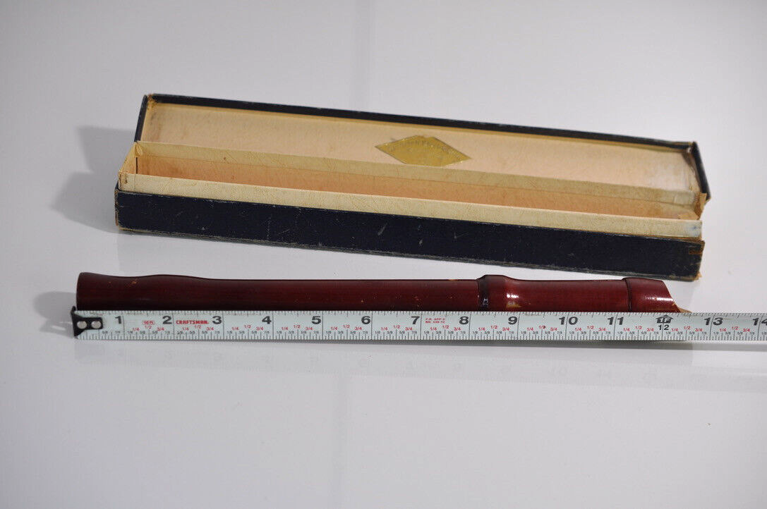 Vintage Alexander Heinrich Blockflote Goldon Standard flute made