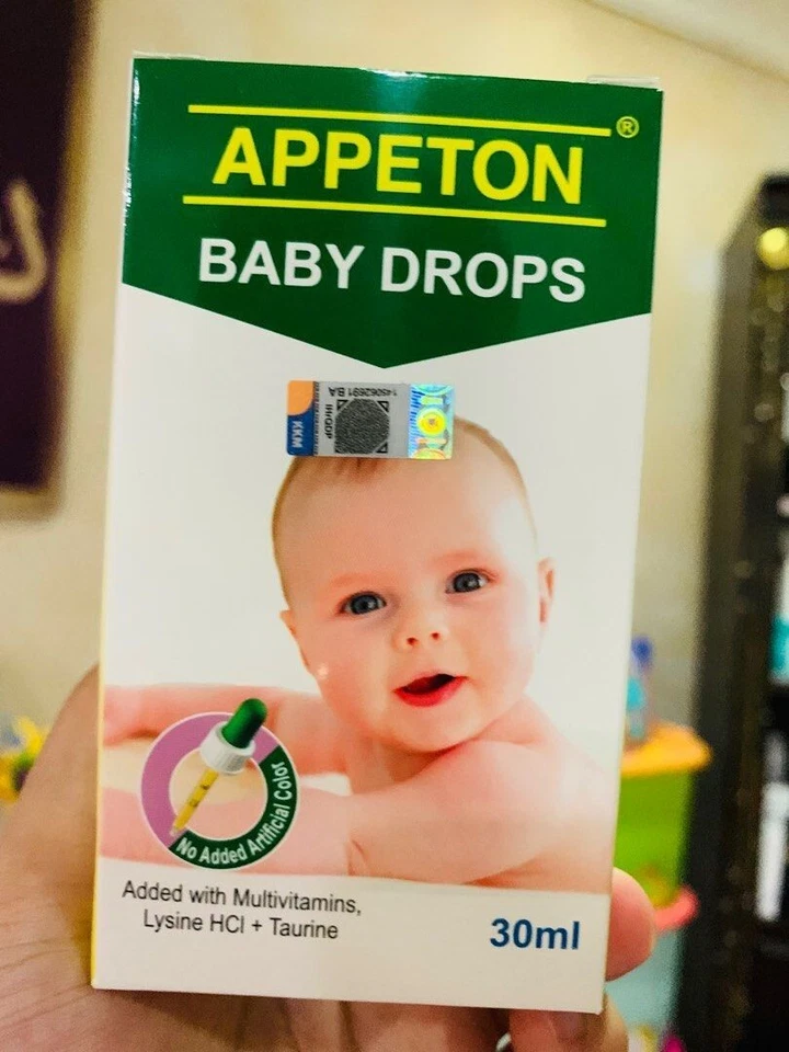 Gotas multivitamínicas para bebés Appeton 30 ml para el crecimiento de bebés aumento de peso Foto 3 de 4