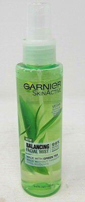 Garnier SkinActive Balancing Facial Mist with Green Tea, 4.4 Fl. Oz. Vegan