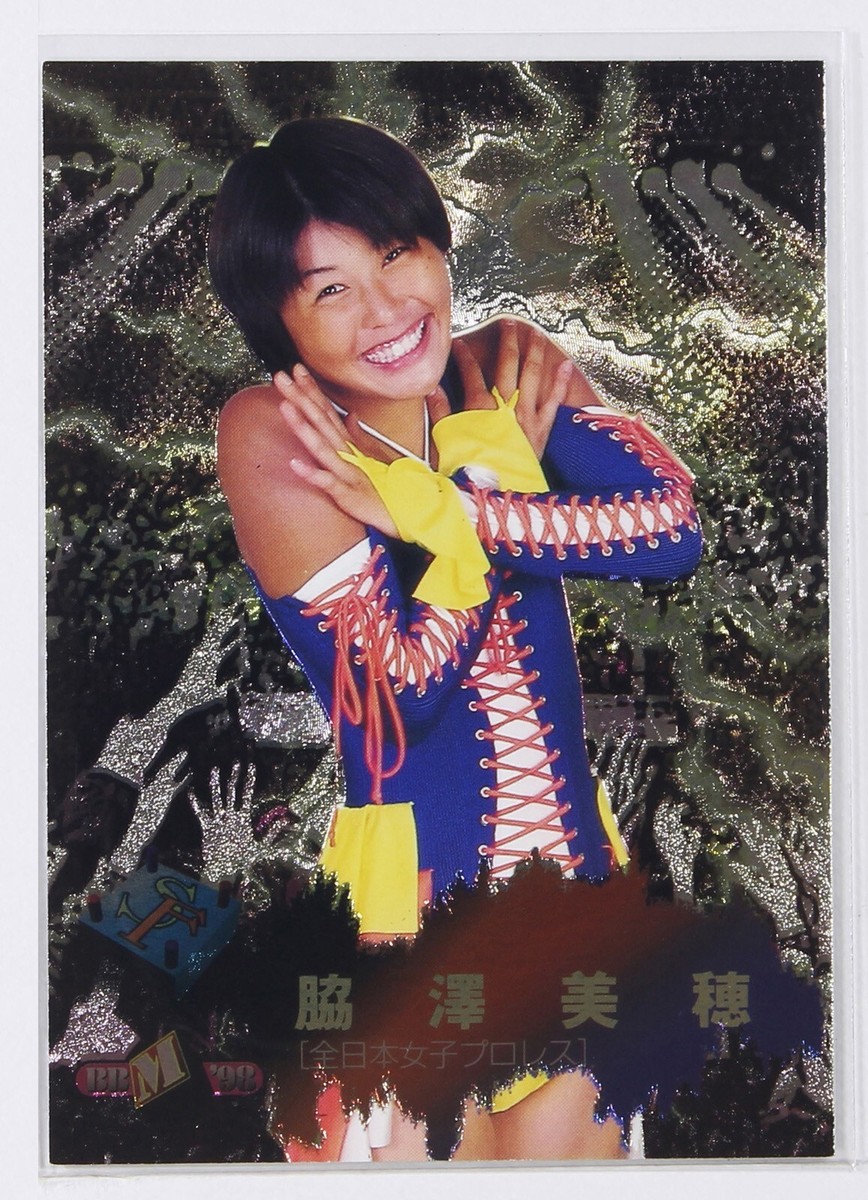 MIHO WAKIZAWA - 1998 BBM Pro-Wrestling Trading Holo Card | eBay