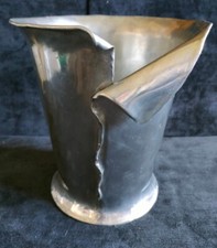 Superbe Seau A Champagne De JEAN GOARDERE En Étain Fait Main.