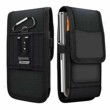 For iPhone 17 16 15 14 Pro Air Max Belt Clip Pouch Holster Wallet Card Slot Case