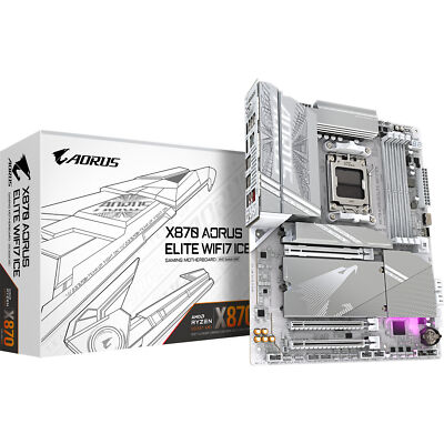 GIGABYTE X870 AORUS ELITE WIFI7 ICE, Mainboard, Sockel AM5