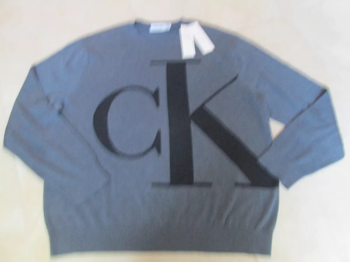 Calvin klein monogram sweater new arrivals