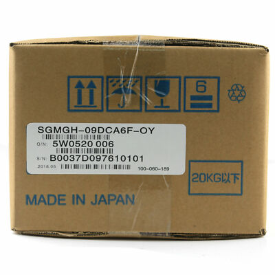 NEW In Box Yaskawa SGMGH-09DCA6F-OY SGMGH-09DCA6F-0Y AC Servo Motor