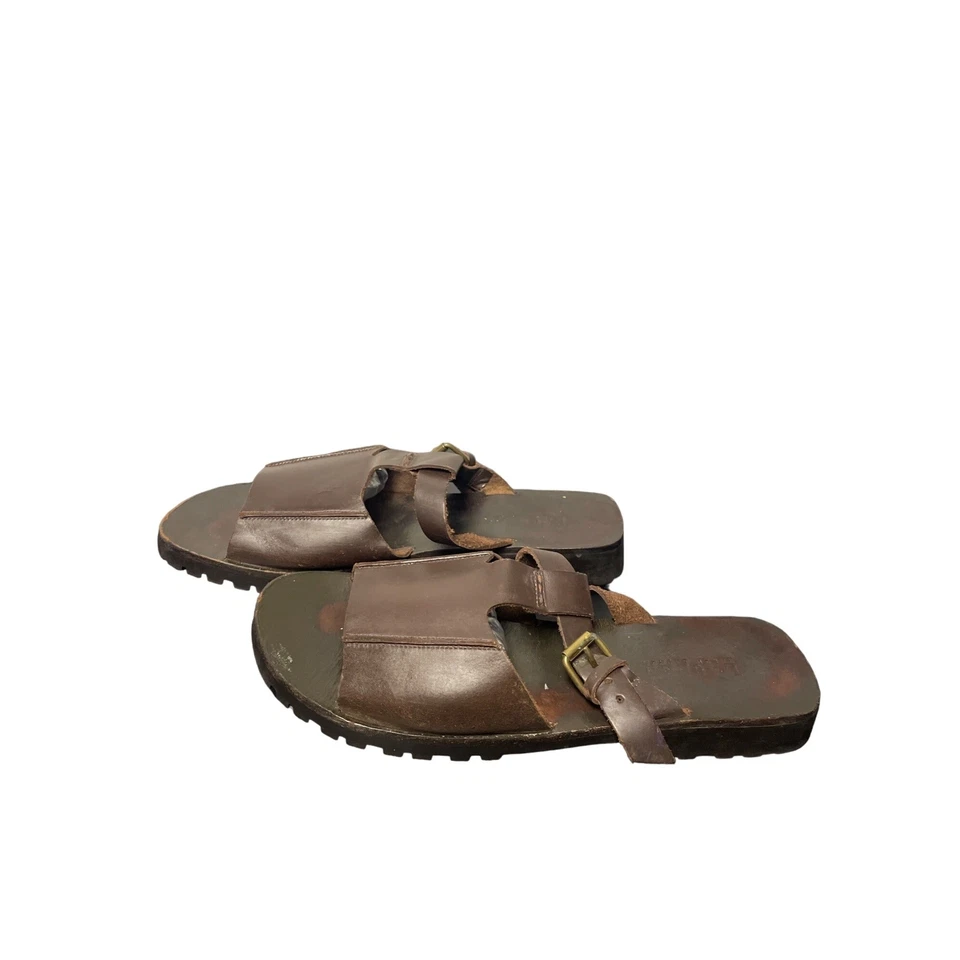 Lauren By Ralph Lauren Mujer Marrón Cuero Toboganes Talla 10 SKU 1985 Foto 2 de 4