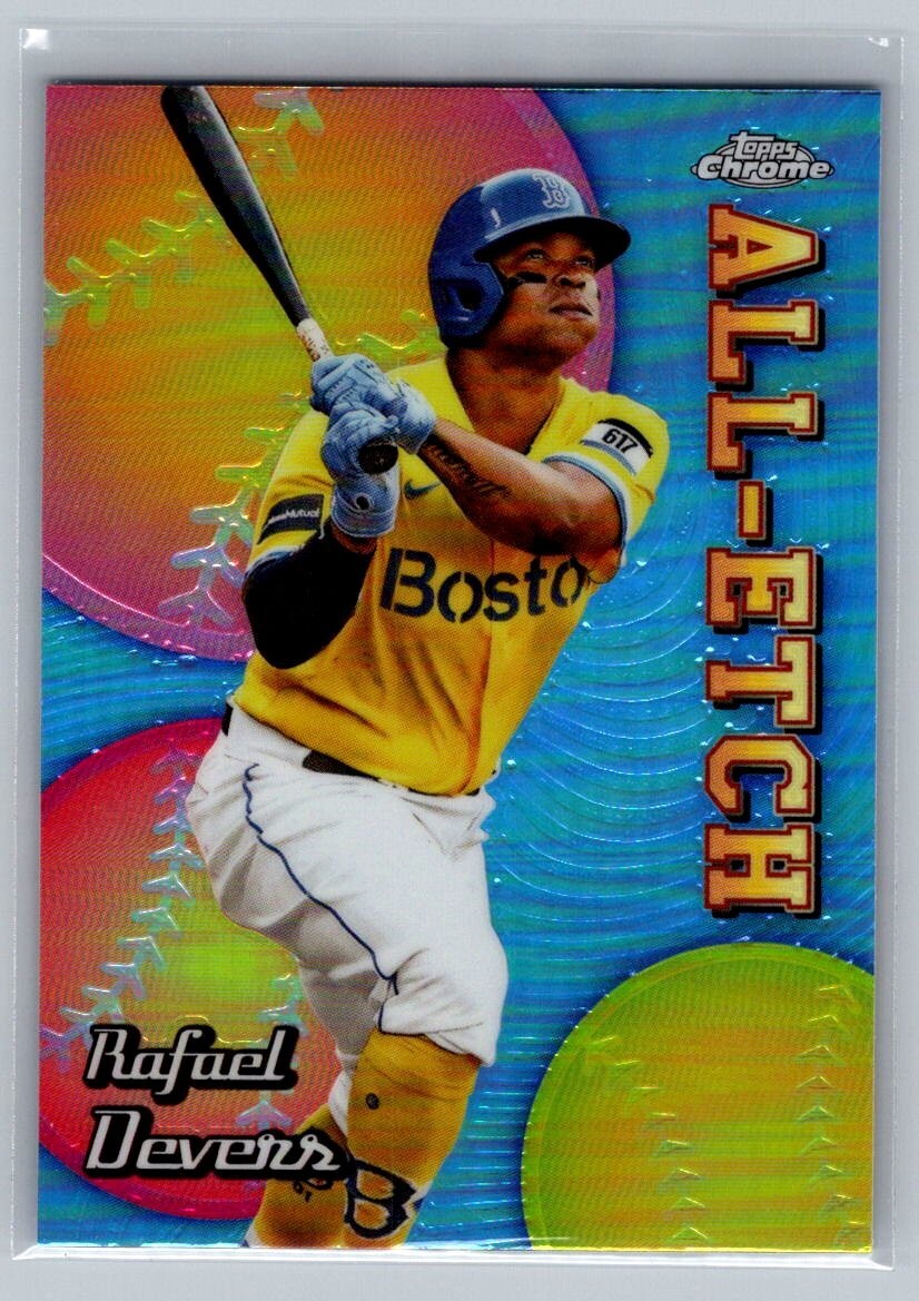 2024 Topps Chrome - All-Etch #CAE-5 Rafael Devers Boston Red Sox