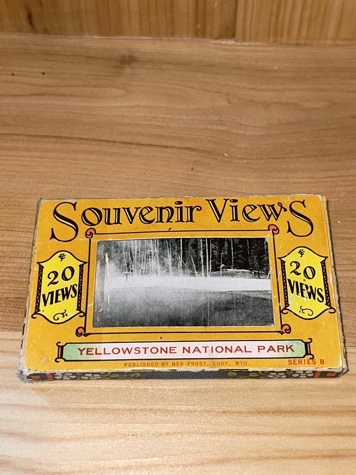 1940’s Yellowstone National Park Souvenir Views 20 Miniature Photo