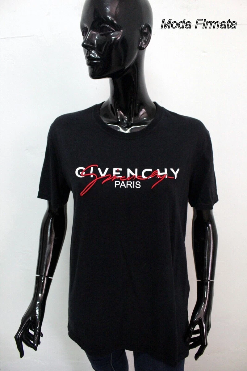 Givenchy Paris Chemise Femme Taille XL Noir t T Shirt Femme Logo