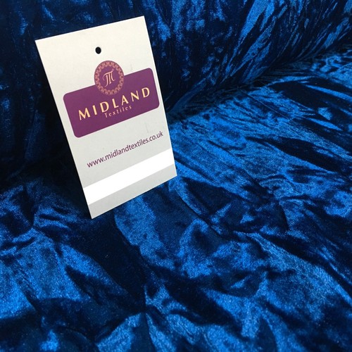 £5.75 Creased Ice Velvet One way stretch Dress Fabric 58" M607 Mtex - Picture 66 of 146