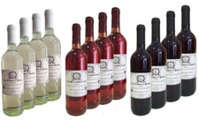 Vino Rosso Bianco Rosato IGP Calabria Cutro 12 Bottiglie