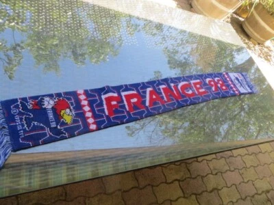 Equipe de France de Football 1998 - écharpe - Photo 1/2