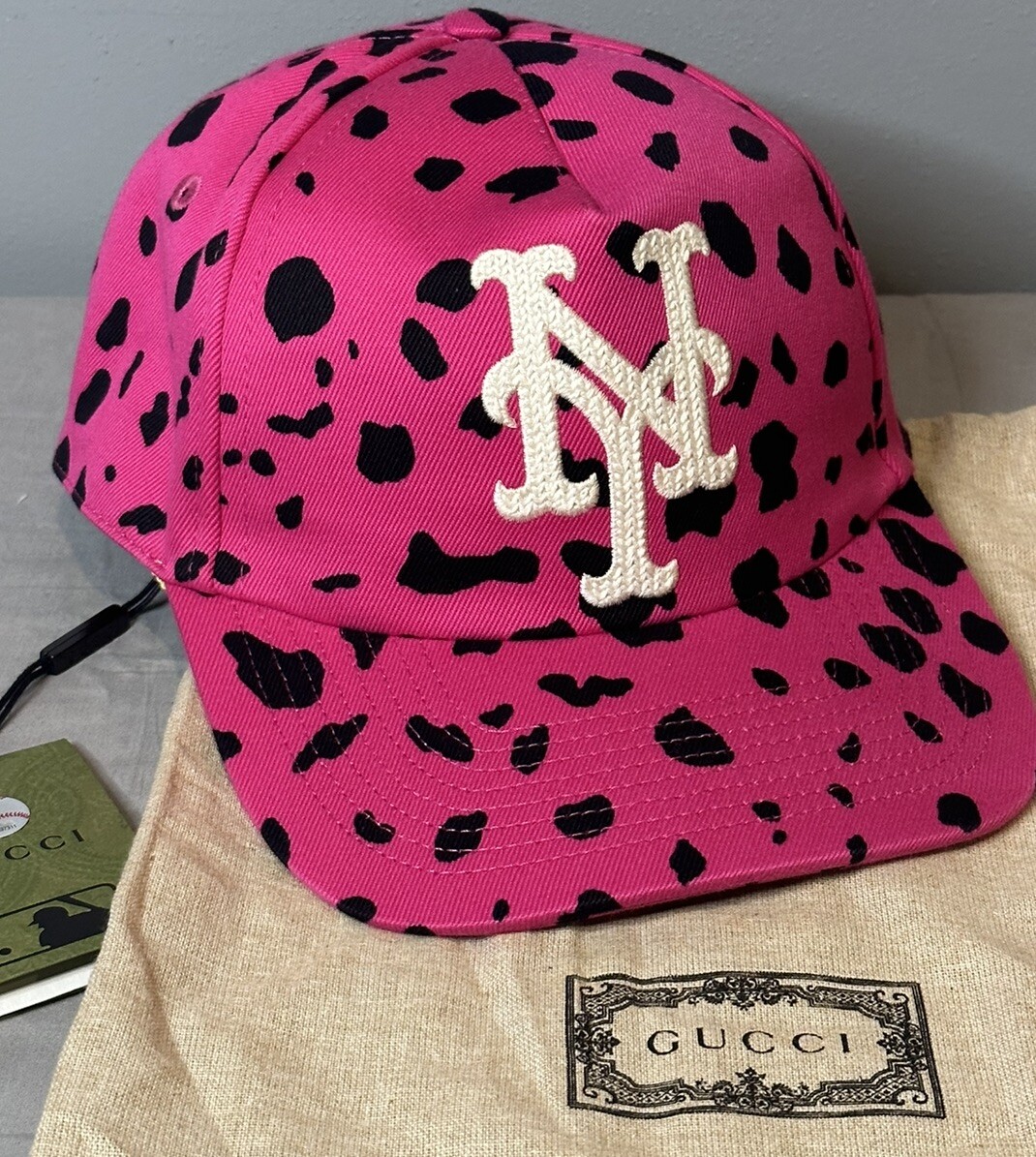 GUCCI ピンク キャップ 希少 GG canvas baseball hat in pink | GUCCI® US
