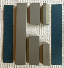 CURVE-FLEX-PR tm.   7 Piece - Longboard Hand Sanding Block Kit, 16.5" Long