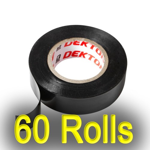 Electrical Insulation Tape PVC 19mm x 20mtr High Quality 600V Flame Retardant BK - Picture 11 of 11