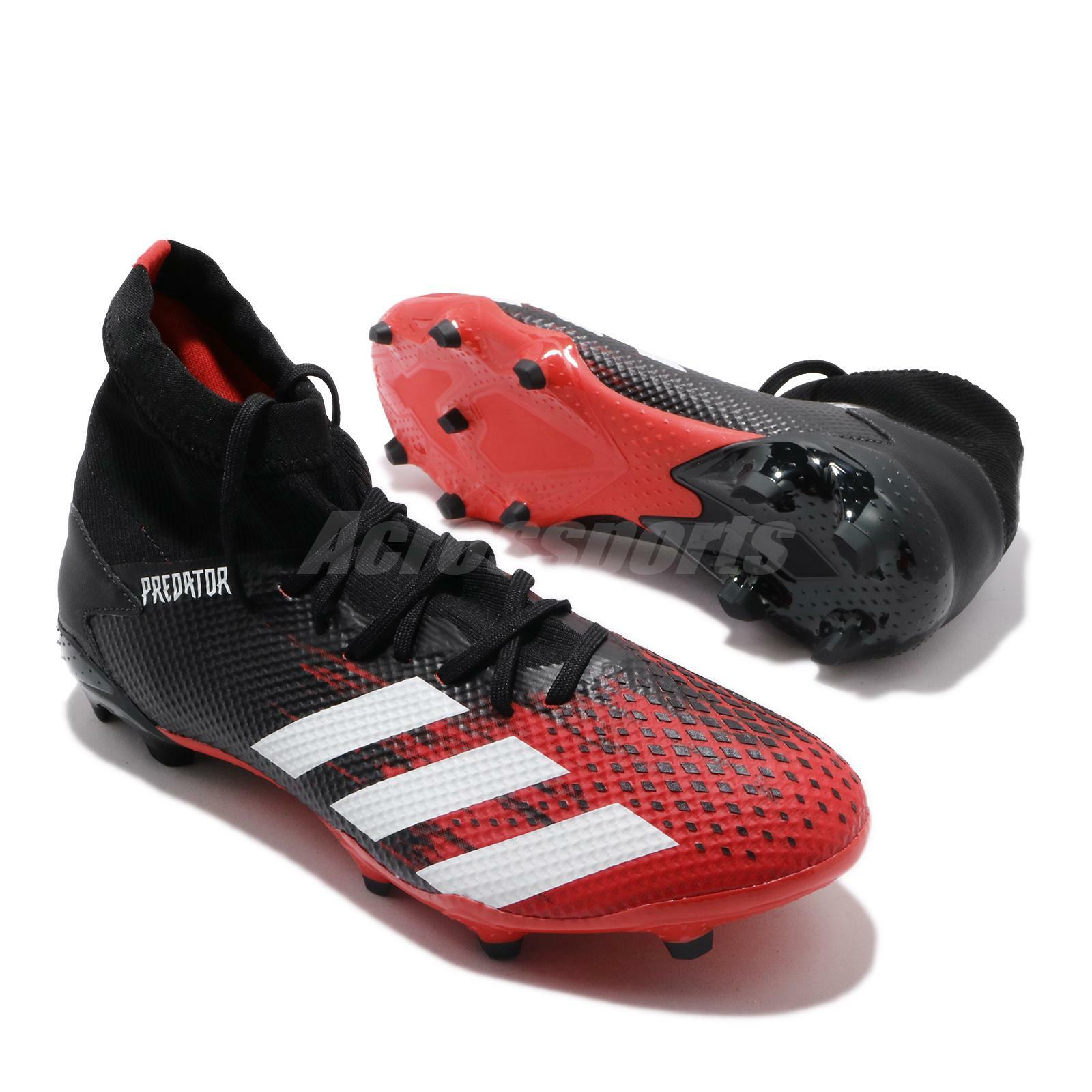 adidas Predator 20.3 FG Firm Ground Cleats Black Red Men Soccer Football  EE9555 - Shopping.com
