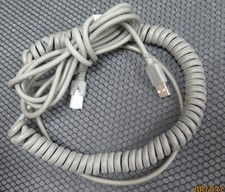 Zebra Motorola Symbol Scanner Coiled USB Cable CBA-U09-C15ZA 15ft
